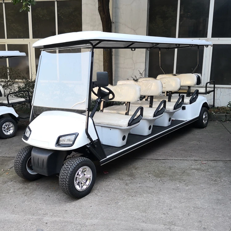 Best Price Battery Powered Electric Buggy Golf Cart 10 Seats Vehicle with CE Certificate