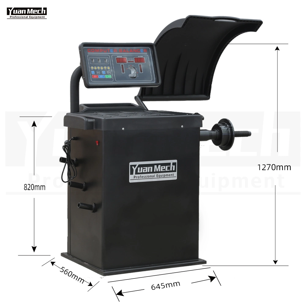 B656 économique voiture roue Balancer écran LED machine d'équilibrage de voiture Équipement de gestion