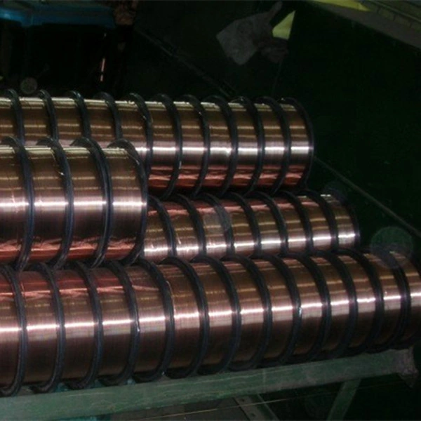 Copper Coated Welding Soldering A5.16 for Sale Grade a Bending Er70s-6/ Er50-6 Wholesale/Supplier Price 0.6mm/0.8mm/0.9mm/1.0mm/1.2mm/1.6mm Aws A5.17 Shielded Top Choice