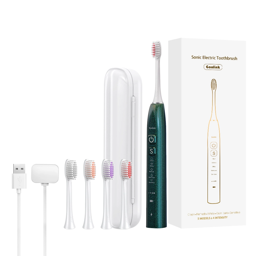 Electric Toothbrush Rechargeable Waterproof Ultrasonic Adult Whitening Oral Hygiene Tooth Brush