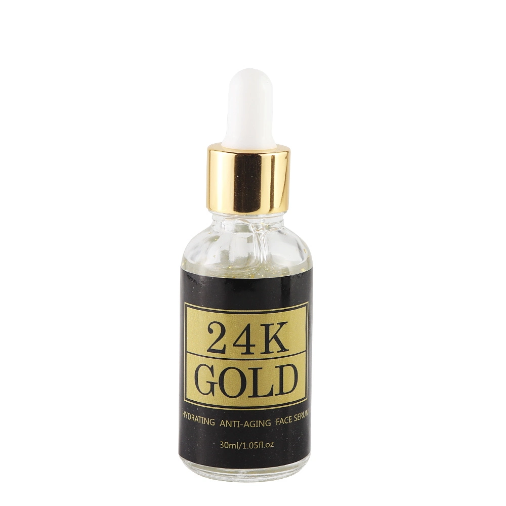 Cosmétique antivieillissement Anti-Wrinkle OEM or 24K de collagène sérum faciale