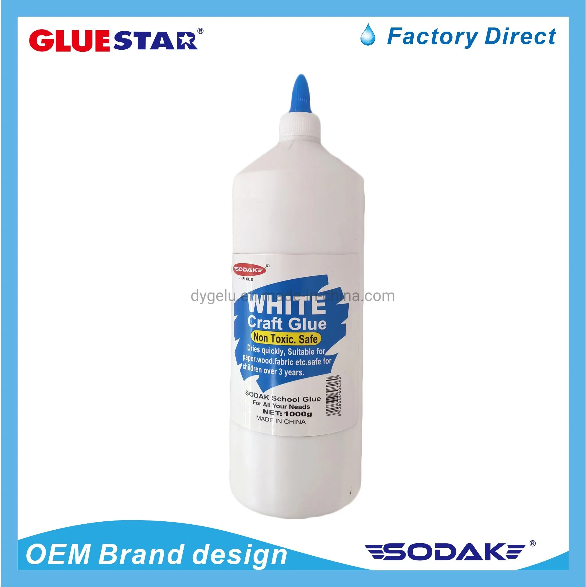 2022 Best Selling Washable 40ml White School Glue for Quilling Crafts