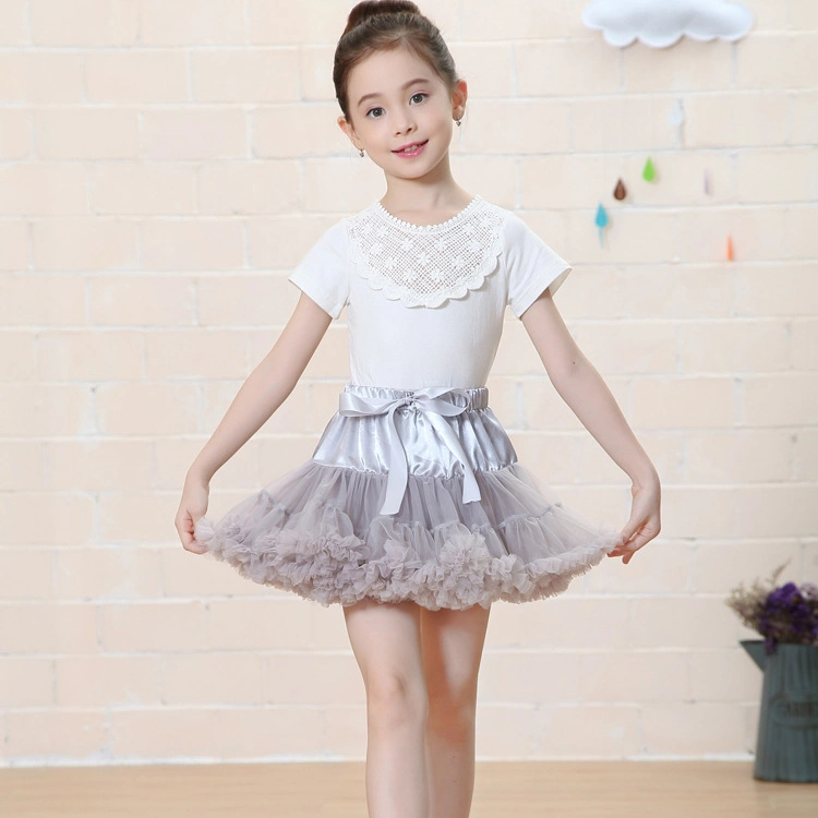 Baby Skirt Girl Tutu Mini Party Ballet Dance Short Watermelon Rose Offwhite White Purple Red Grey Color Baby Skirt