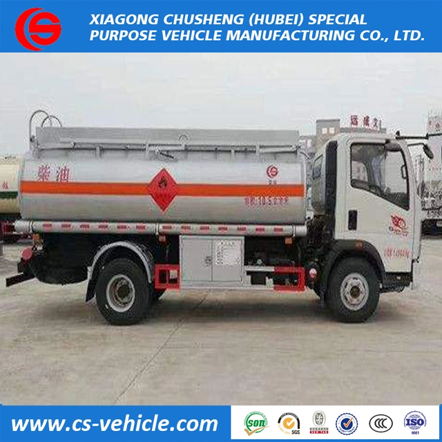 5000liters Aluminium / Carbon Steel Refuel Tank Truck