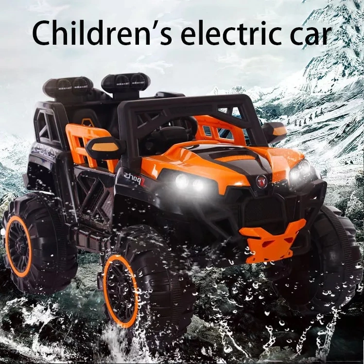 Multi-Function Remote Control Safety 4WD 12V Power Kid Electric Car