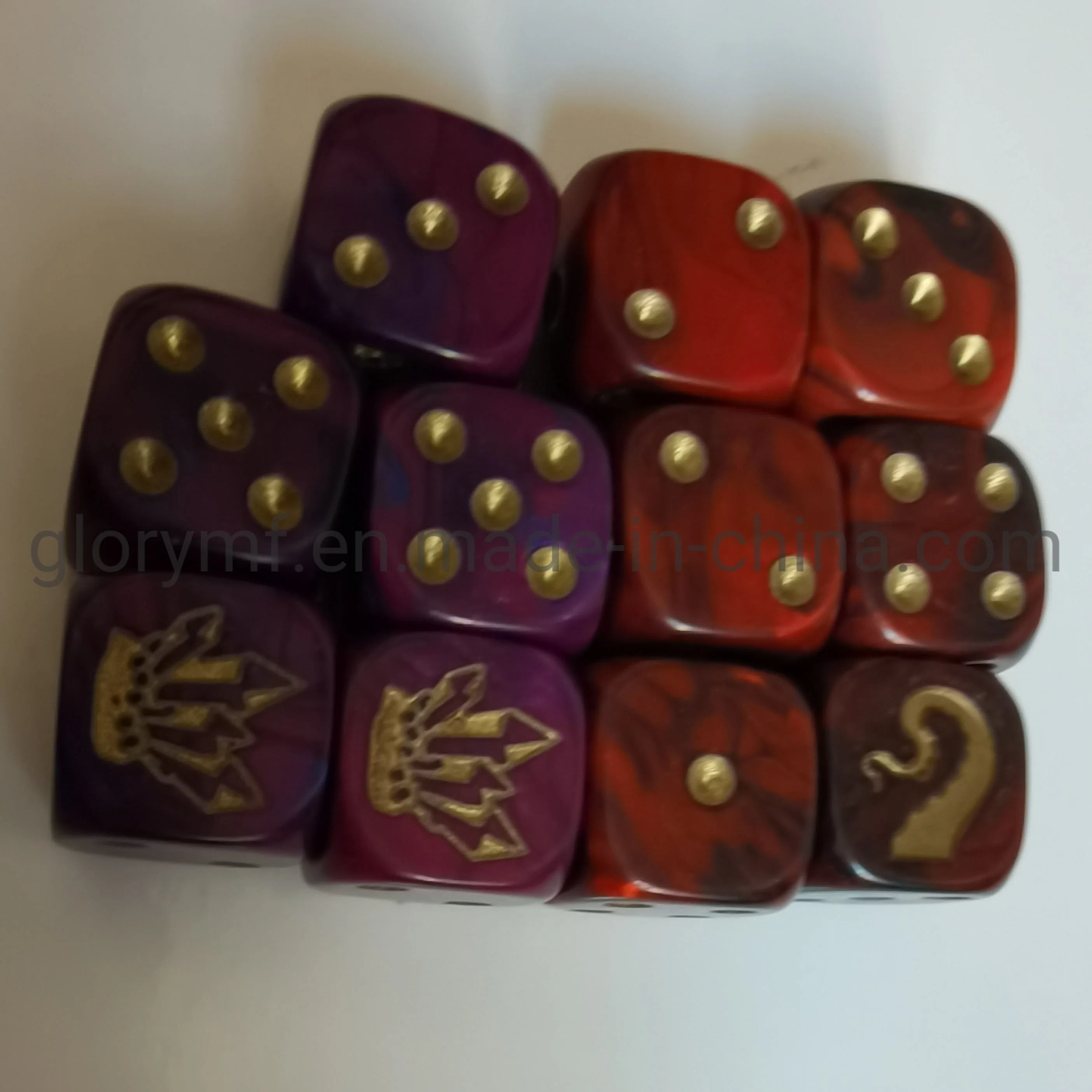 Custom Boardgame Dice Accessory Dice Box Dice Tin Box for Dice Poly Dice