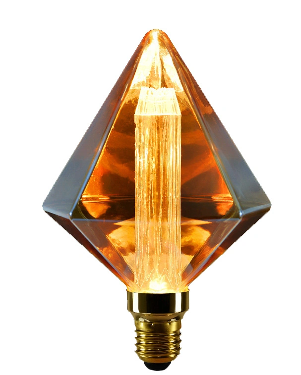 Diamond Shape LED Filament Bulb Rn Lighting Bulb Decorative Lamp 3W 1800K-2200K