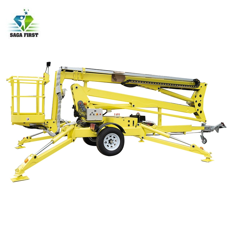 China Cherry Picker Spider Lift Man Boom Lift Aerial Work Platform