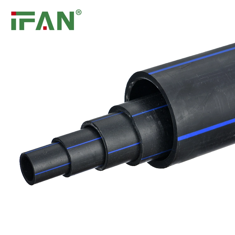 Ifan Black HDPE/PP/PE Pipe 20mm HDPE Fittings for Water Supply Agriculture Irrigation