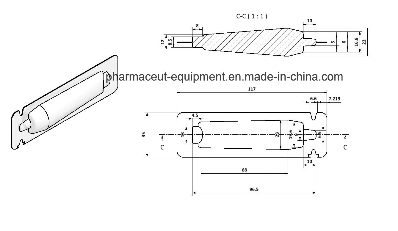 10ml Bfs Plastic Ampoule Bottle Forming Filling Sealing Machine for Pesticide