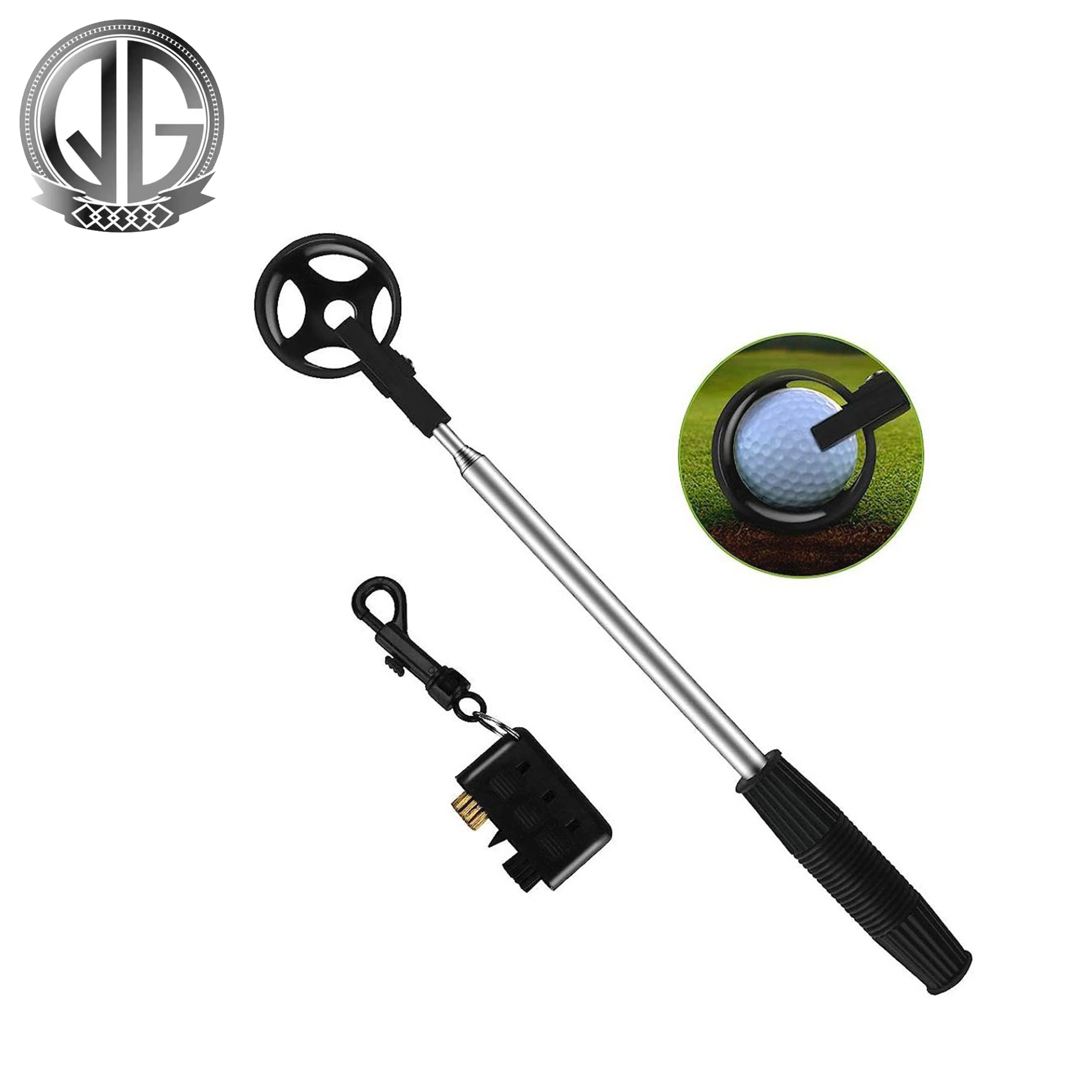 Hot Sales Portable Retractable Golf Scooping Device Stainless Steel Picking Pick up Tools