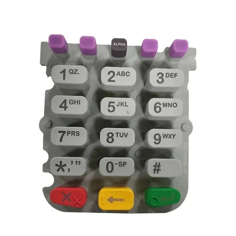 Silicone Rubber Keypad Numeric Keypad Molding Silicone Rubber Keypads with Backlight