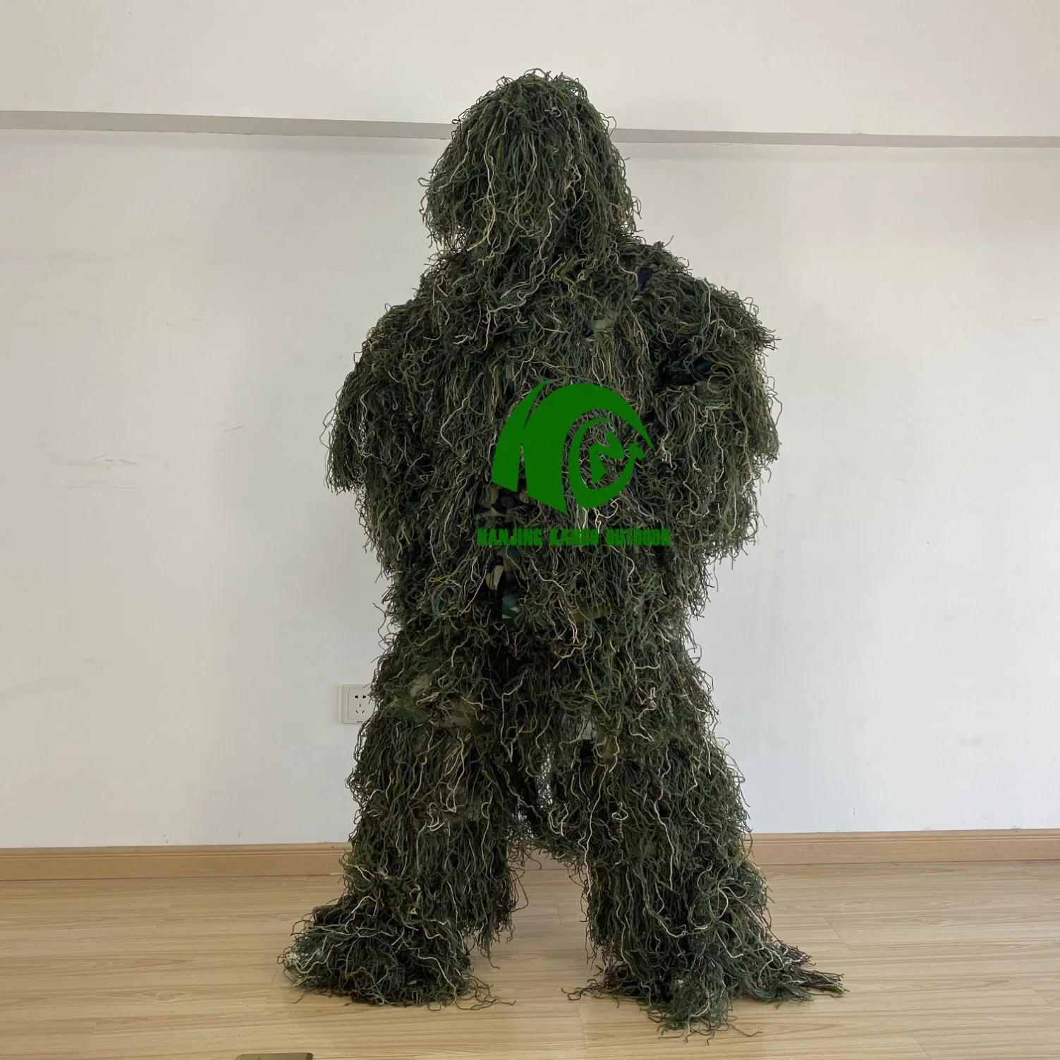 Ropa de caza táctica Kango trajes de guillie Woodland ropa de camuflaje Airsoft Traje de camuflaje de la selva de francotirador