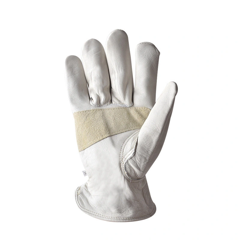 Industrial Safety Gloves Manufacturer Produce Palm Reinforced Leather Work Gloves