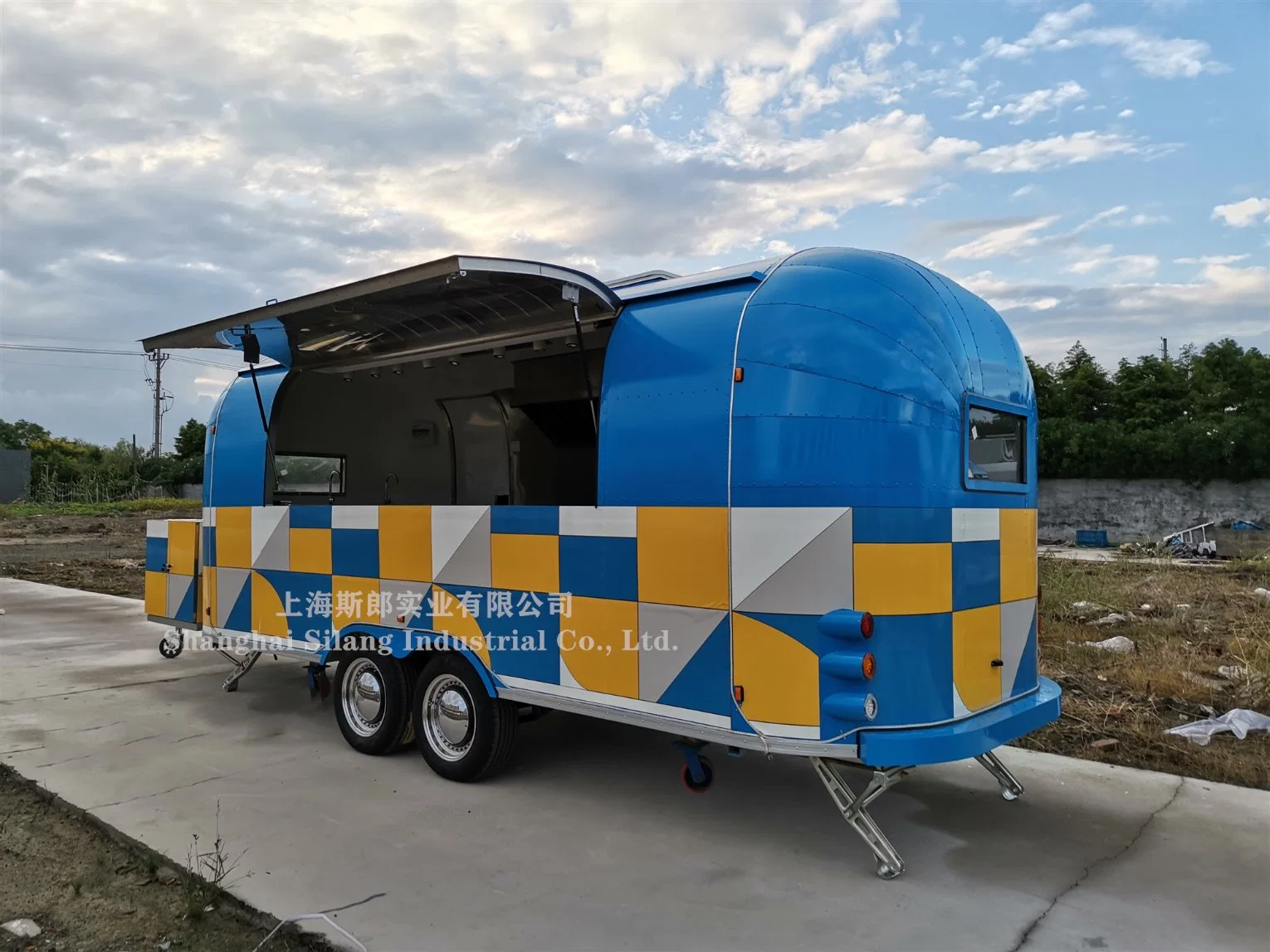 Настраиваемые 19FT Airstream питание погрузчика кухня для мобильных ПК для бизнеса коммерческих видов продовольствия, продовольственная корзина для продажи в США