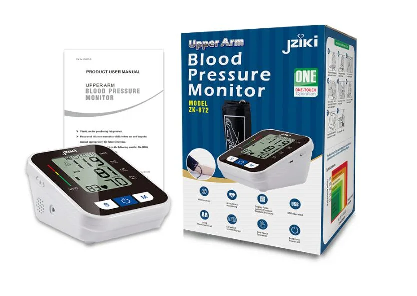 4*AA Battery / DC6V Blood Pressure Monitor Meter of FDA CE ISO Certificate