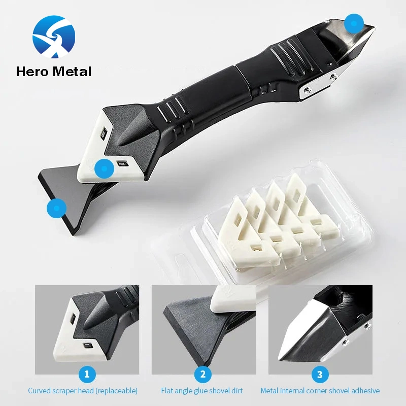 Multifunctional Angle Caulk Scraper Sealant Removal for Windows Tslot Aluminium Strut Light Caulking Tools