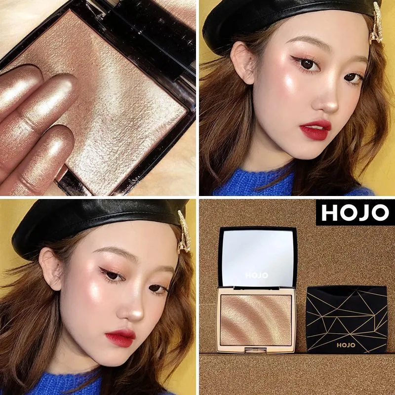 Three-Dimensional High-Gloss Compact Powder Repair Volume Brighten Face Highlihgt