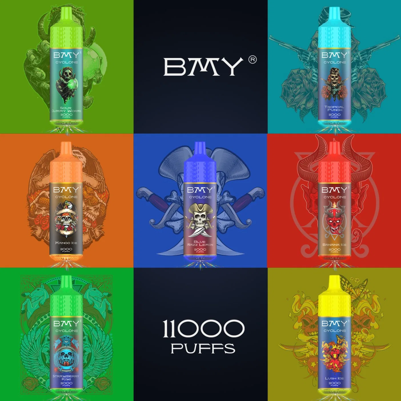 Bmy Custom Wholesale/Supplier E Cig R Andm 600 4000 5000 Puff Tornado 7000 9000 10000 Puffs Vaper with Display Rechargeable Elf World Bar Crystal Disposable/Chargeable Vape 12K