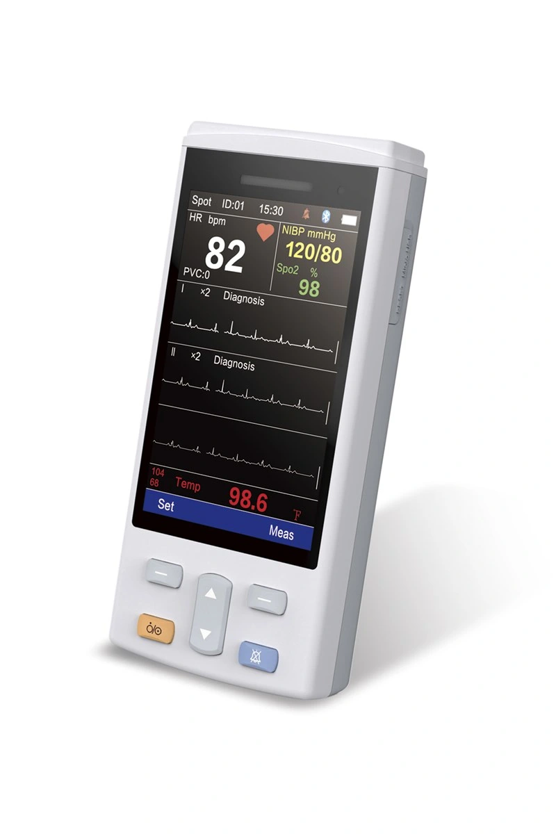 Dispositivos médicos profissionais portáteis múltiplos parâmetros vitais Sign Medical Instrumento