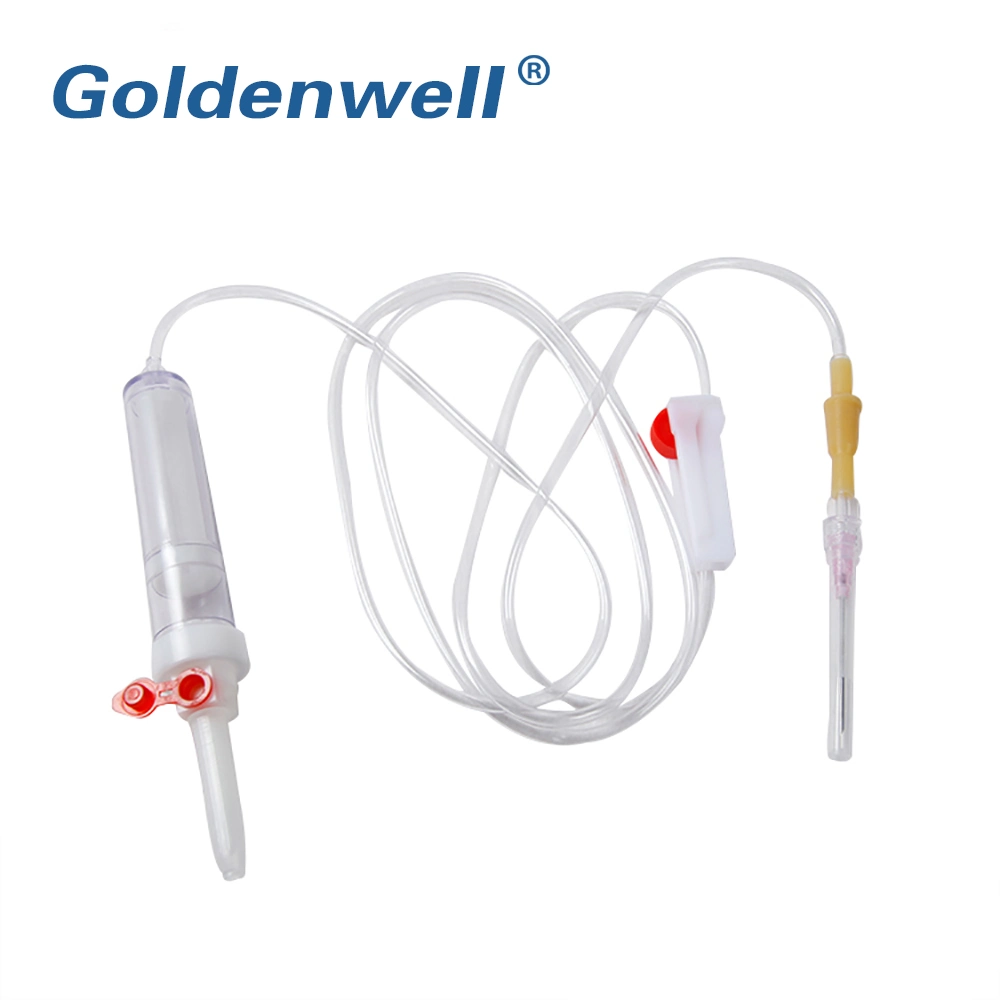 Sterile Blood Transfusion Set with Needle From Manufacturer for Single Use with Ce Approval