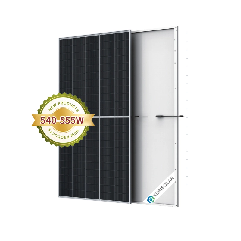 Vertrauenswürdiger Hersteller Solar Energy Power 540 550 555W monokristallines PV Zellen Des Bedienfeldmoduls