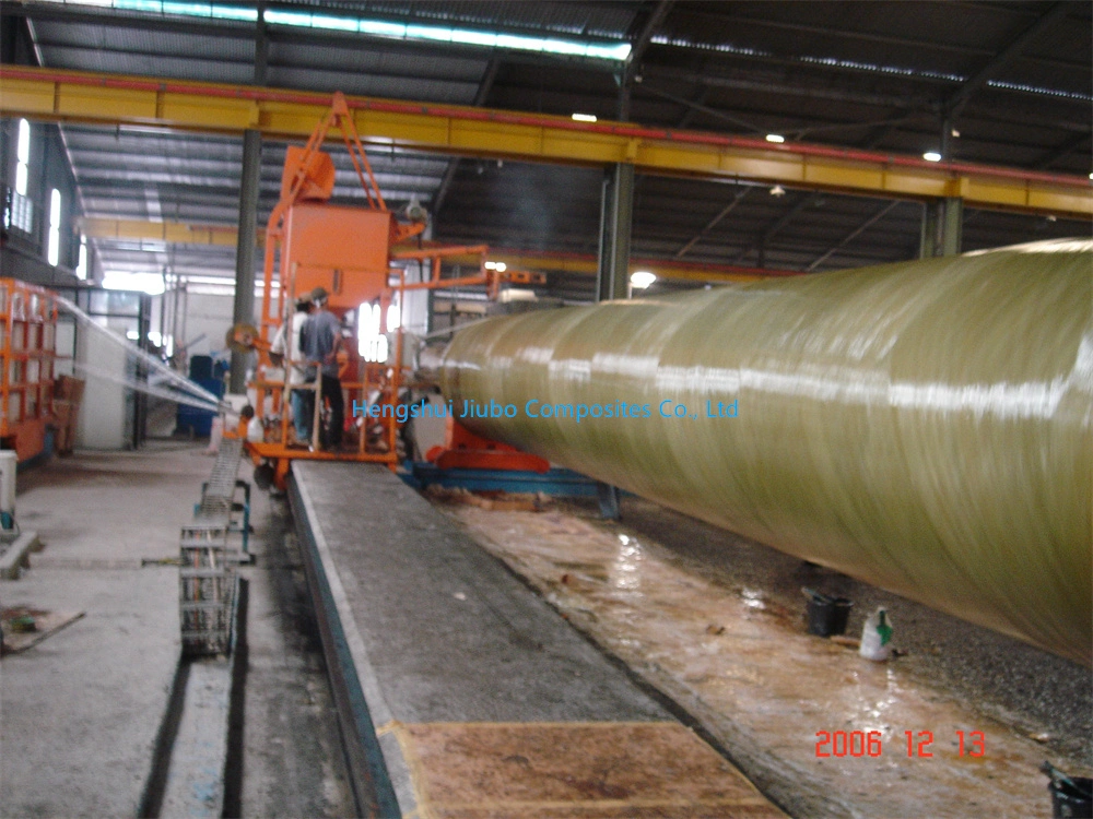 Ligne de production de tubes en fibre de verre GRP FRP
