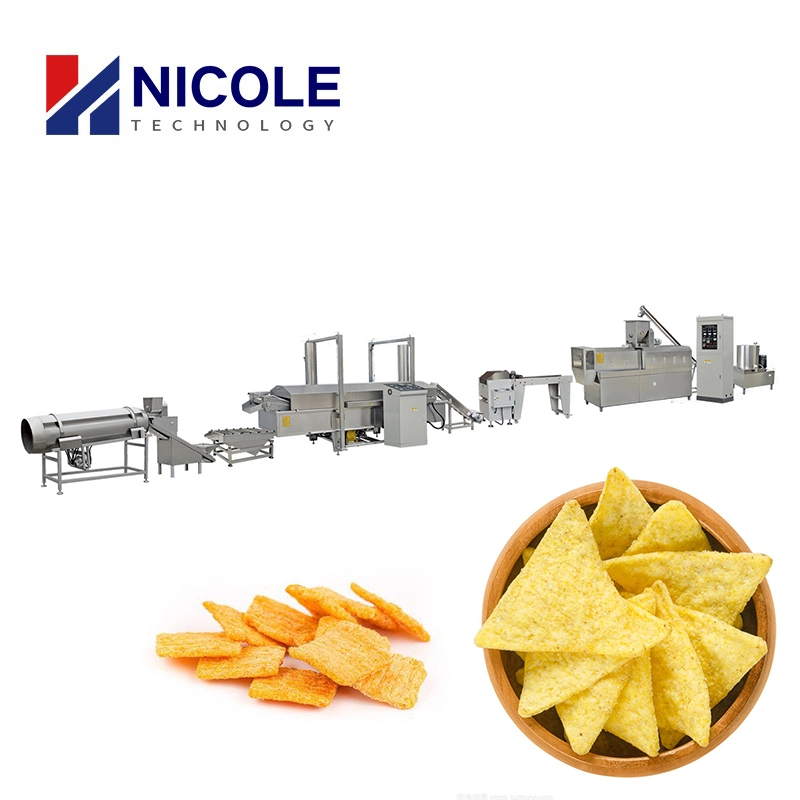 High quality/High cost performance  Fried Salad Sticks Extruder Bugles Chips Processing Machine