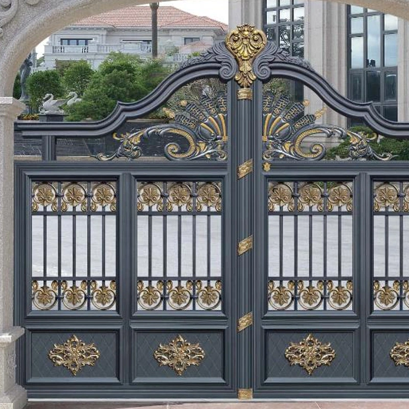 Laser Cut Custom Fabrication Metal Sliding Garden Fence Gate