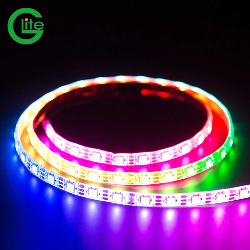 Ws2812b LED-Streifen individuell digital adressierbare Pixel RGB LED-Streifen 60LEDs/M 144 LEDs/M