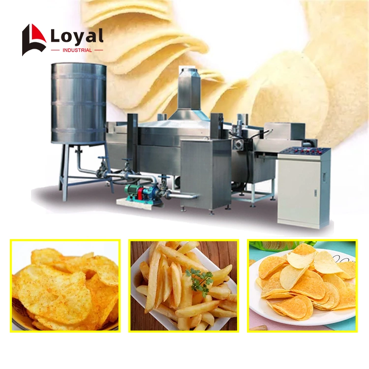 Stainless Steel Continuous French Fries Vending Machine Processing Industries for Sale