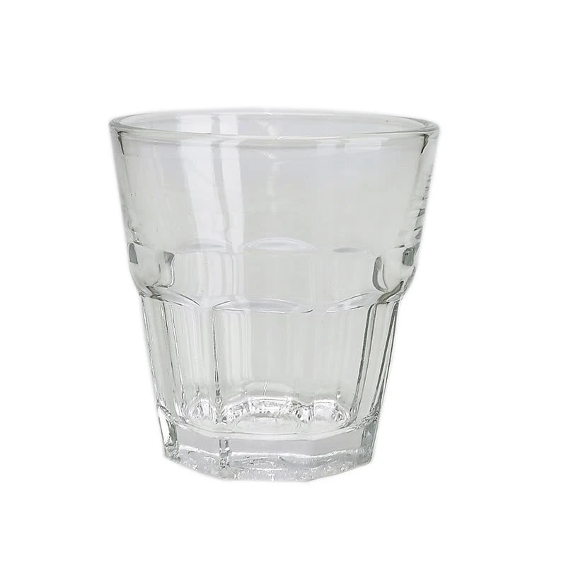 Octagonal Glass Plastic Shot Glass for Party as Clear Beer Glass