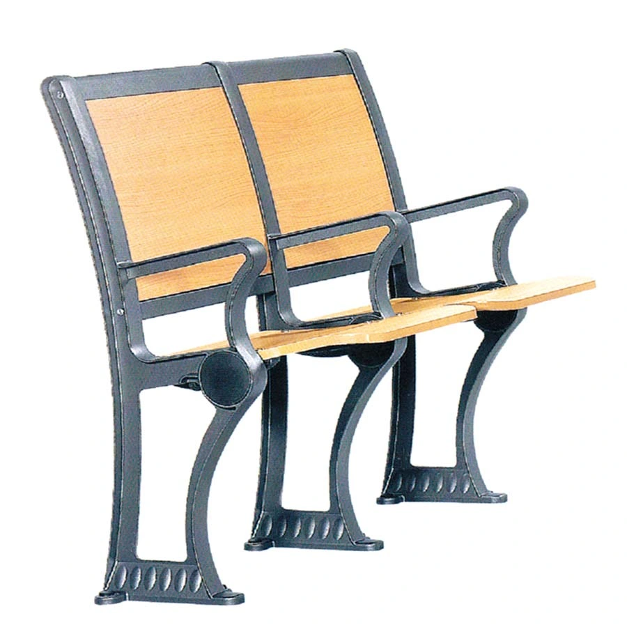 College Wooden Metal Independent Lecture Hall University Classroom Student Chair School Furniture