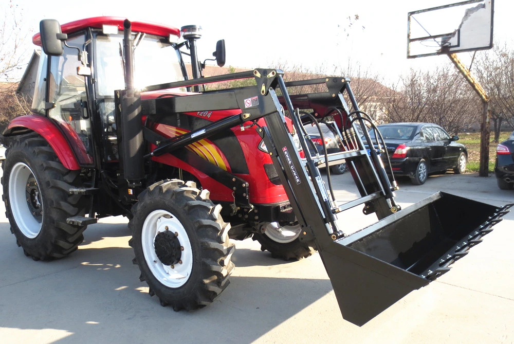 Farm Machinery Front End Loader with Used Farm Tractor Tires