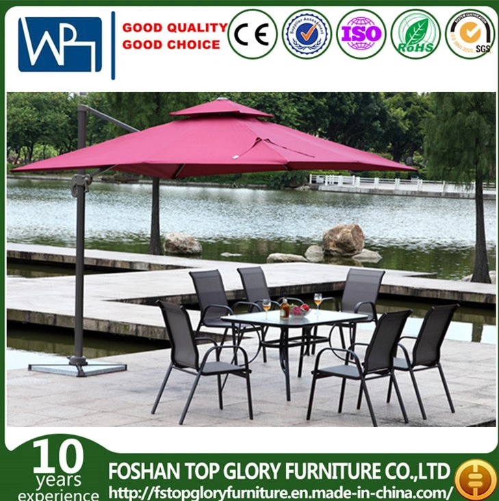 Chinois Vente en gros PE rotin jardin Table ensemble de chaises de salle à manger extérieur Mobilier