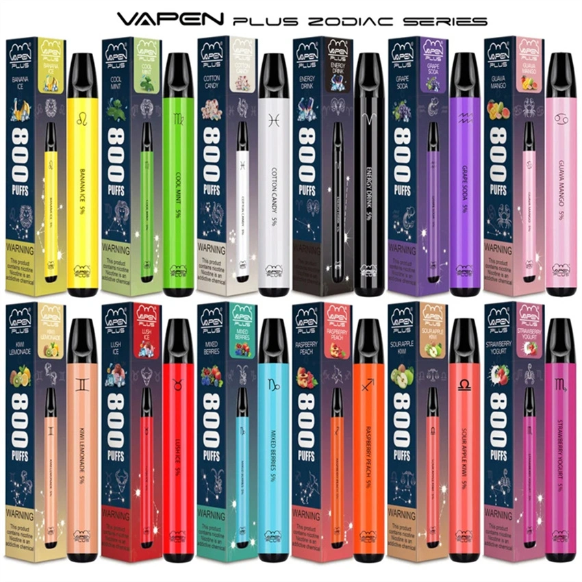 Wholesale 12 Constellation Series Vapen Plus 800puffs Disposable Vape Pen