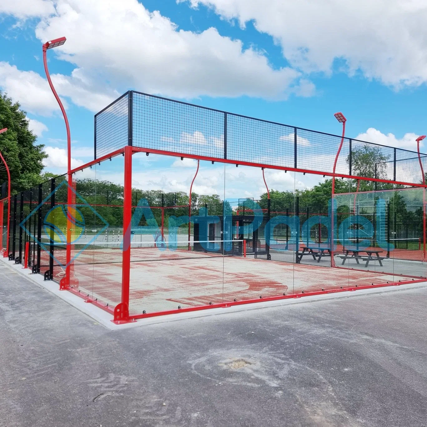 Wholesale Buy Indoor Outdoor Sport Courts Padel Panoramic Padel Tennis Court Paddle Tennis Court From Art Padel