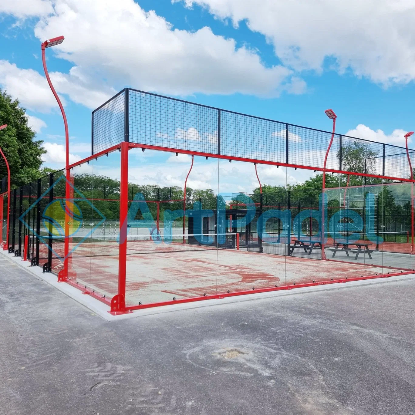 Wholesale/Supplier Buy Indoor Outdoor Sport Courts Padel Panoramic Padel Tennis Court Paddle Tennis Court From Art Padel