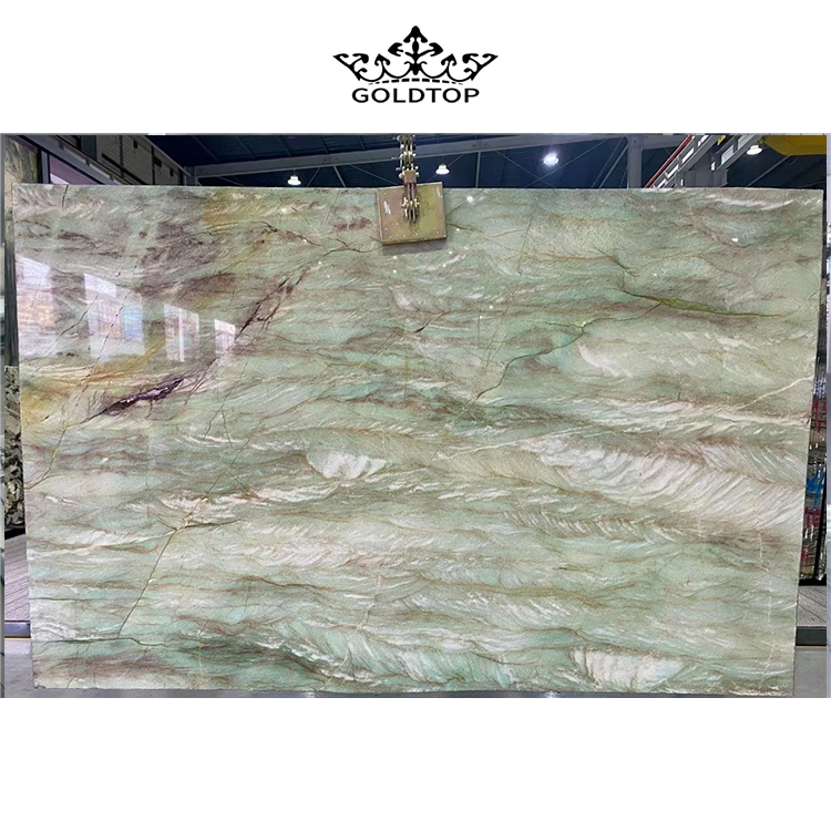 Home Decoration Natural Stone Polished/ Honed Surface Bathroom/Kitchen /Living Room Countertop Gaya Green Marble for Home