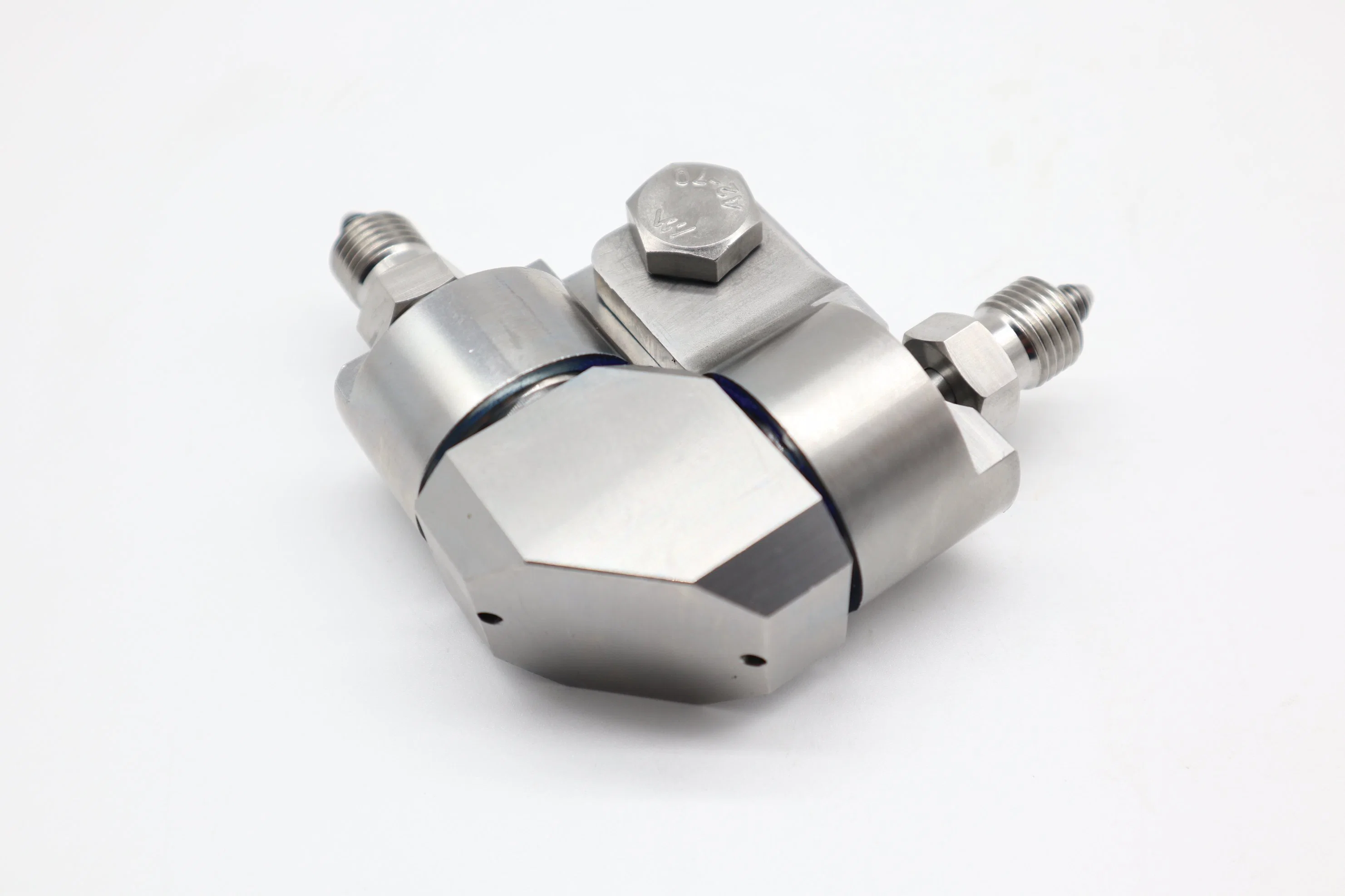 Waterjet Cutter Parts 87K 1/4" 90 Degree Dual Axis Swivel Assembly 014922-1 for Waterjet Cutter Intensifier Pump