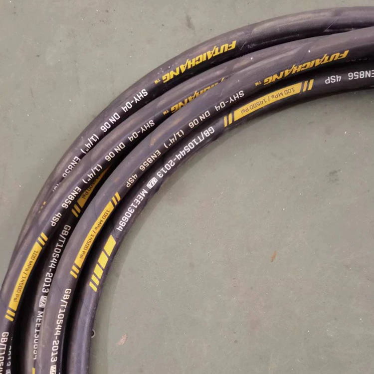 High-Pressure Hydraulic Hose with High-Quality Steel Wire Braiding: En853 1sn Specification