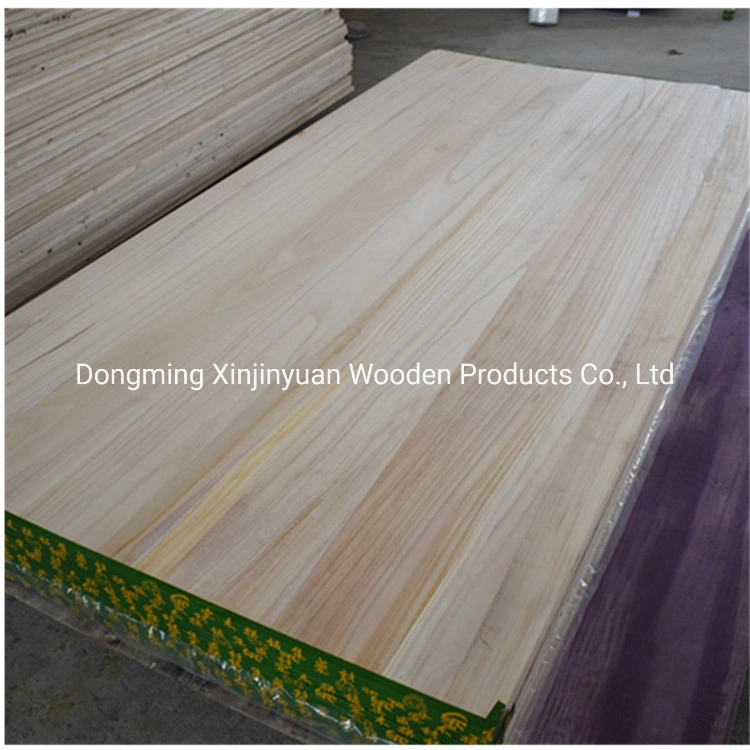 Factory Supply High quality/High cost performance  Supply Paulownia Wood Panel Furniture Board Solid Wood Board Wall Panel Building Material Decoration