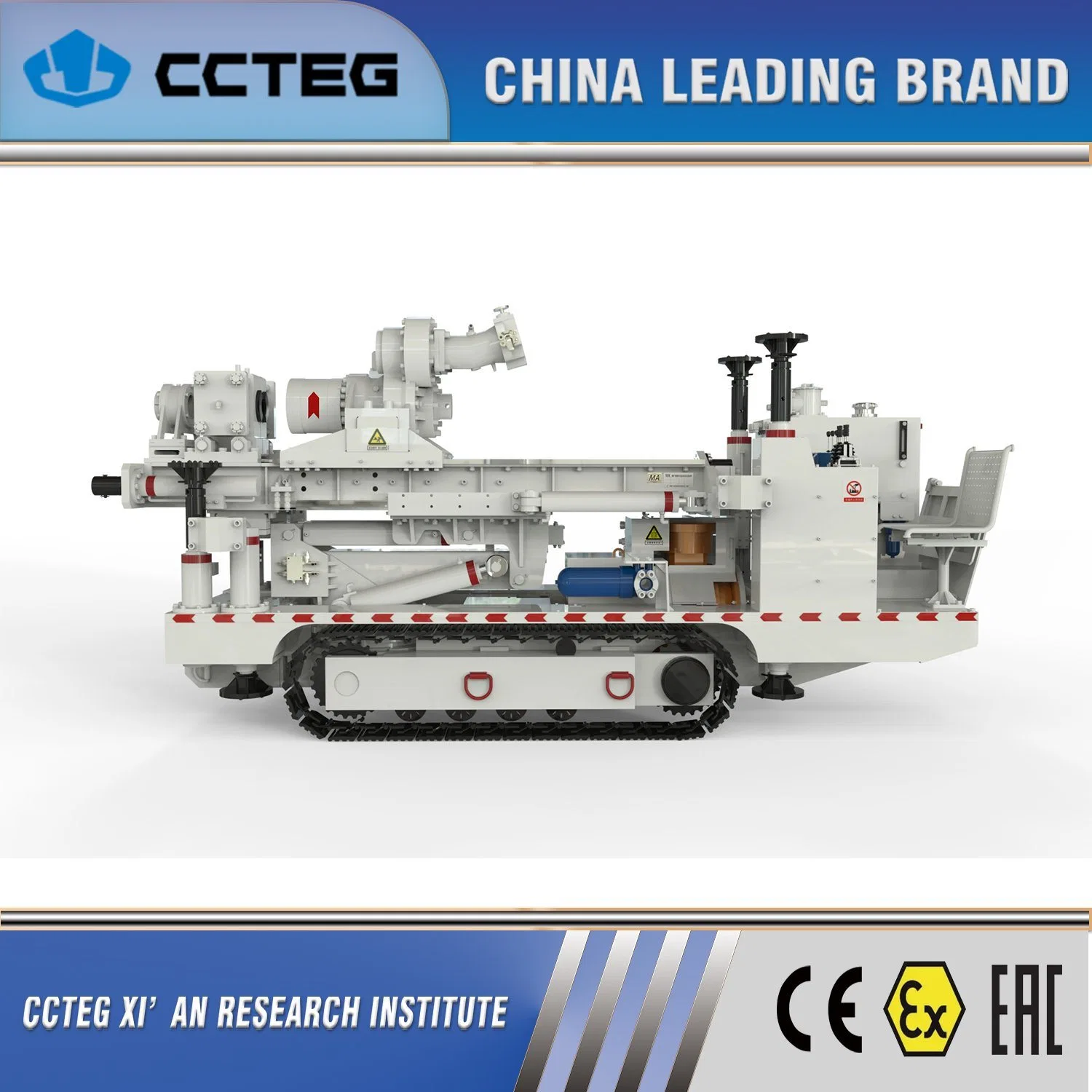 Multi-Amplitude Full Hydraulic Crawler Drilling Rig for Coal Mine Zdy6500lp