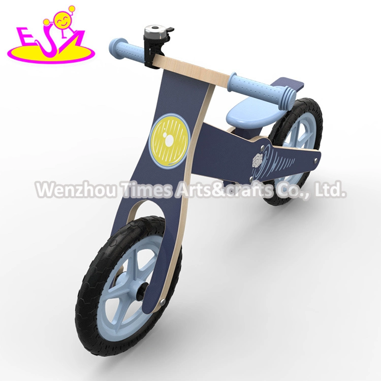 Original Design Blue Wooden Toy Bicycle for Children W16c281