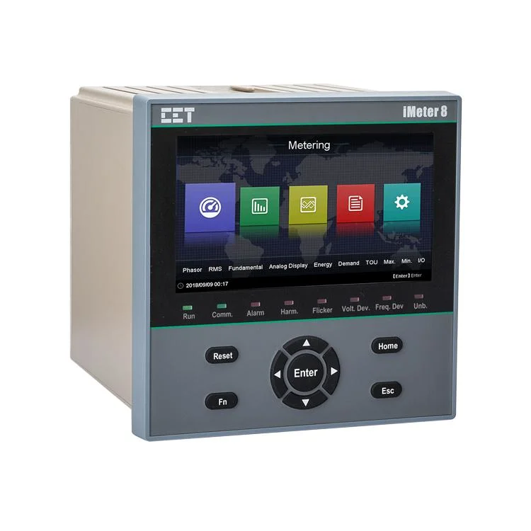 iMeter 8 Class 0.2S Three-Phase Power Quality Analyzer for Current kWh Monitor with RS-485 Ethernet Waveform Recorder Dip Swell