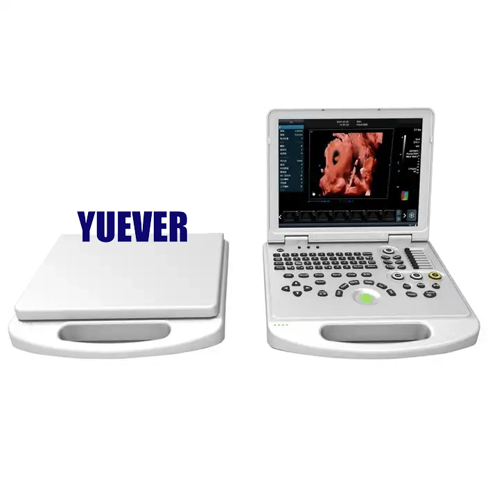 Yuever Medical Cheap Medical 4D/5D máquina Doppler Color portátil Ultrasonido Sistema de escáner con Convex Linear Probes