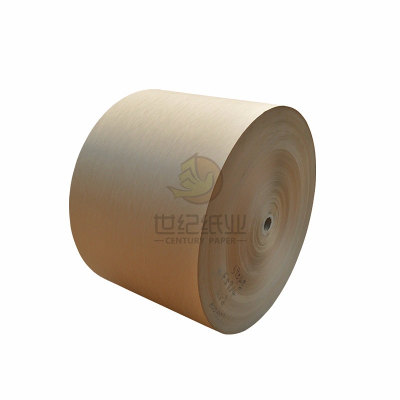 100% Wood Pulp Front Coat White Top Back Brown Test Kraft Liner Paper Board