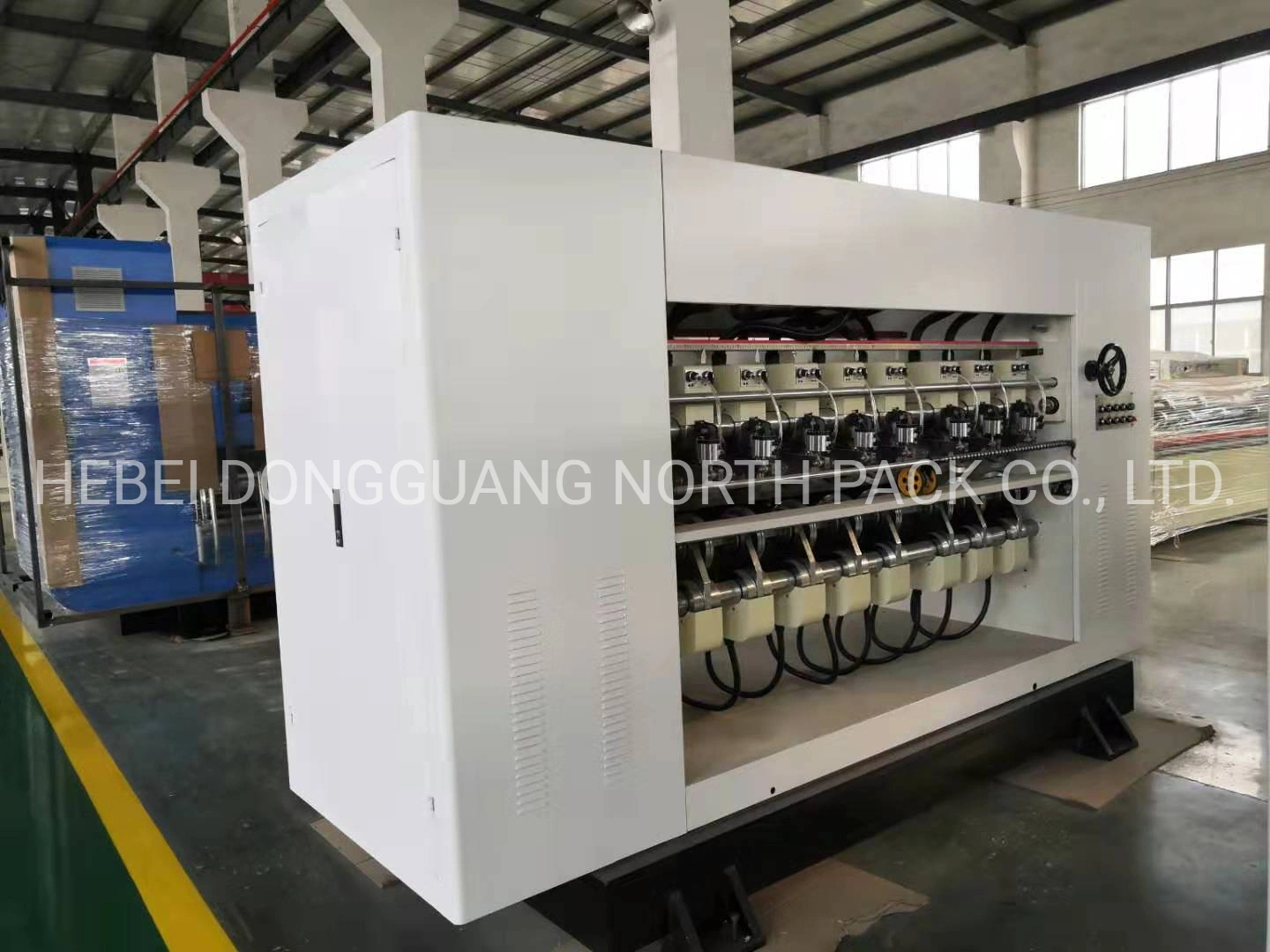 Electric Adjustment Thin Blade Slitting and Creasing Machine Fon Production Line