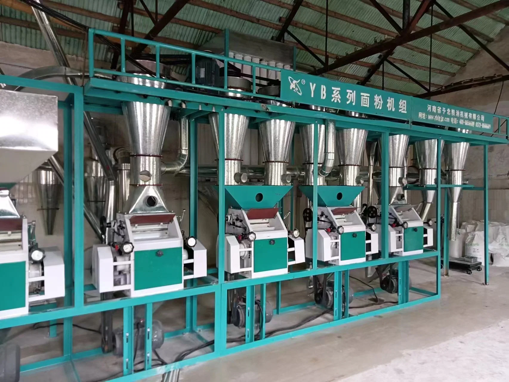 10 20 30 Tons Per Day Automatic Cheap Price Complete Full Line Grinding Machine Durum Wheat Flour Roller Mill Milling Making Machine