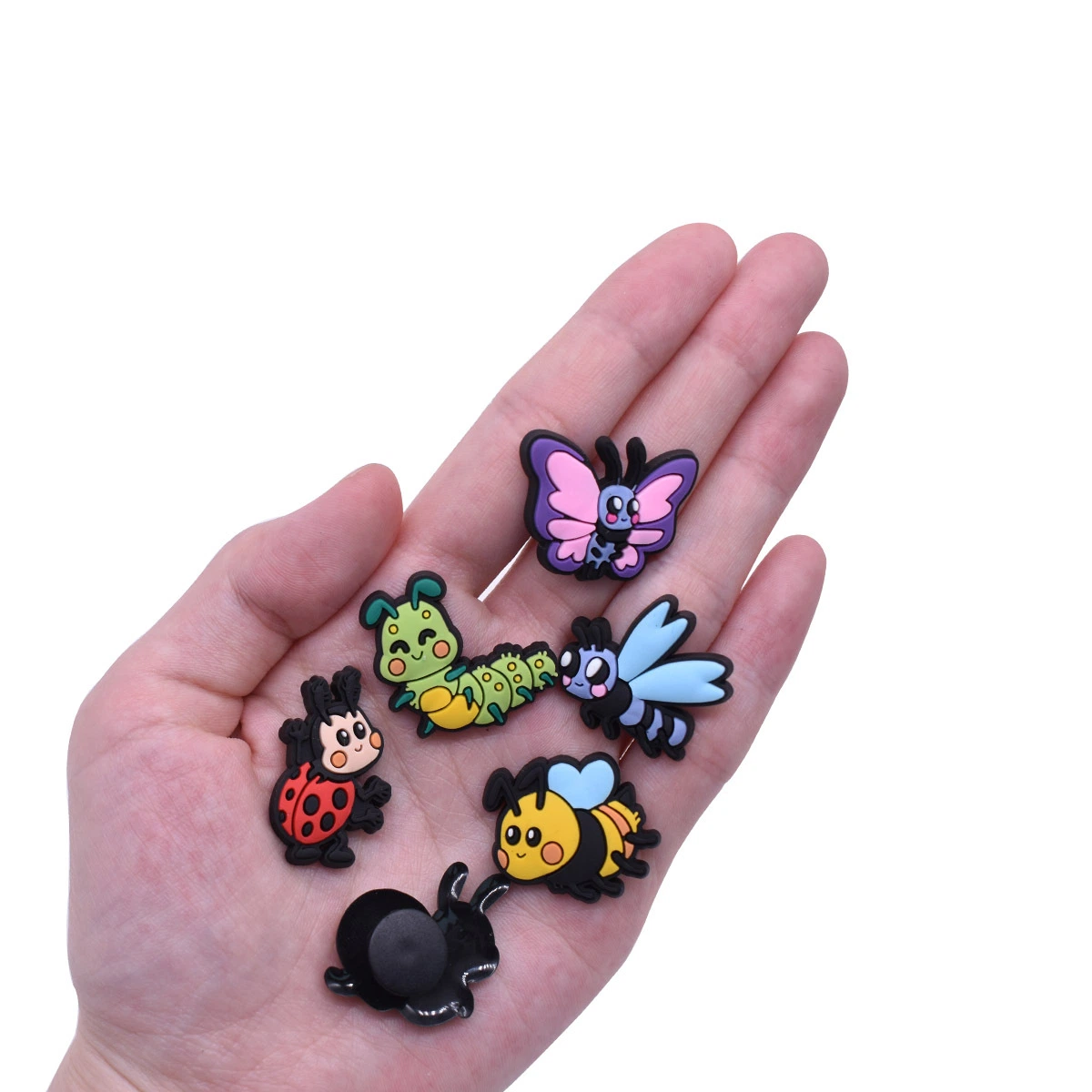 Animals Design Cartoon PVC Toys, Shoe Charms, Silicone Bracelet Wristbands Kids Gifts